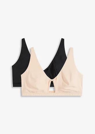 BIUSTONOSZ BRALETTE Z BAWEŁNY 2 SZT