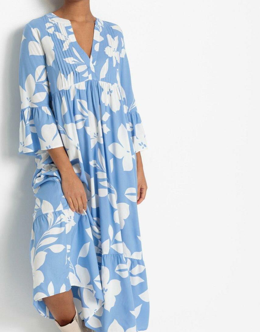 SUKIENKA MAXI W KWIATY