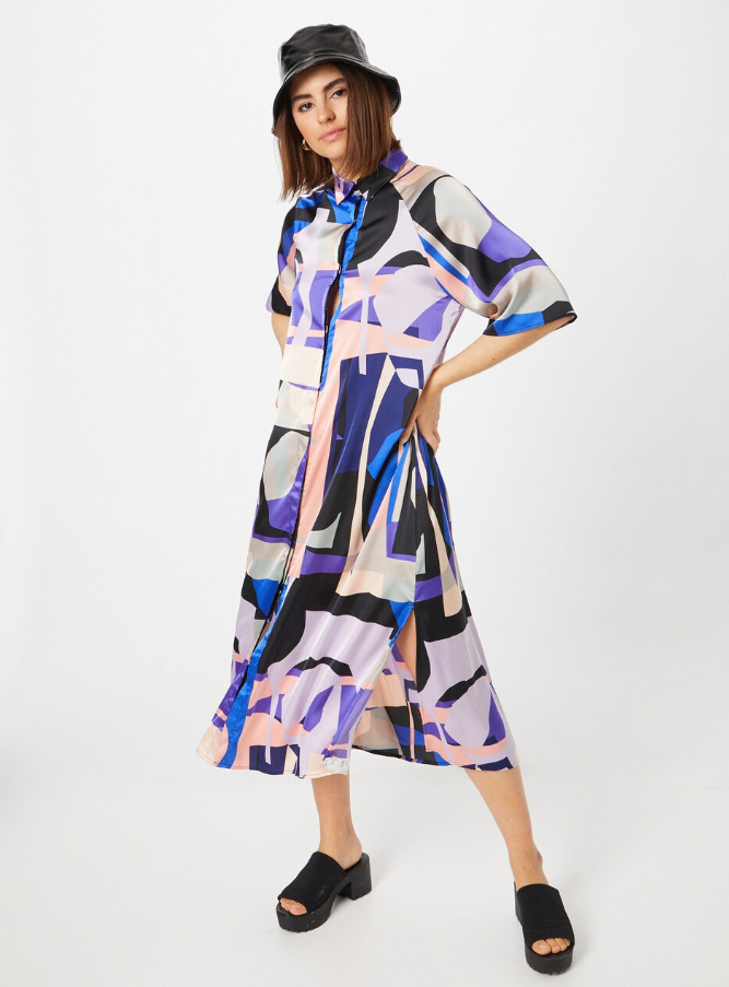 midi sukienka print