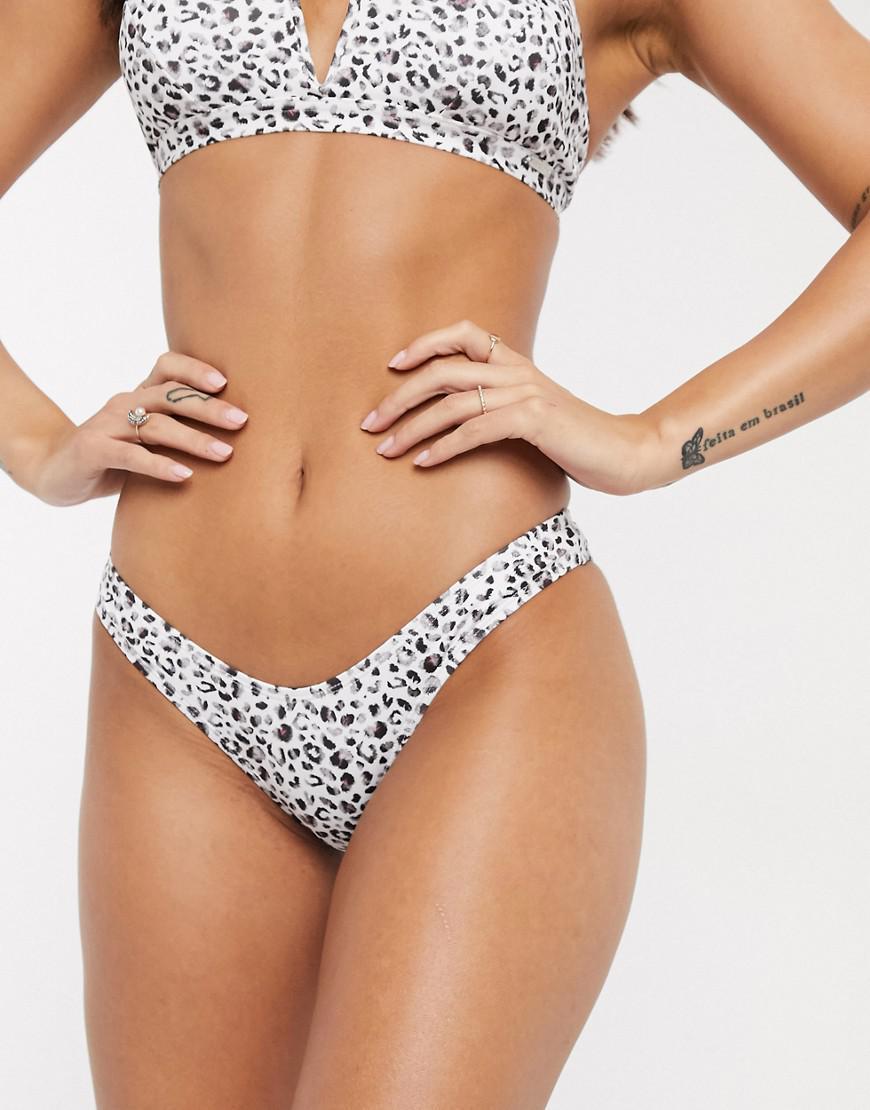 DÓŁ BIKINI PRINT wzór zwierzęcy centki