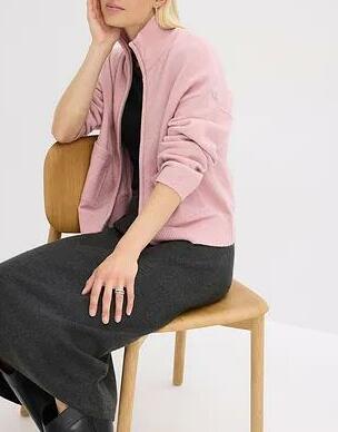 SWETER DAMSKI PLUS SIZE Z DEKOLTEM STÓJKA 