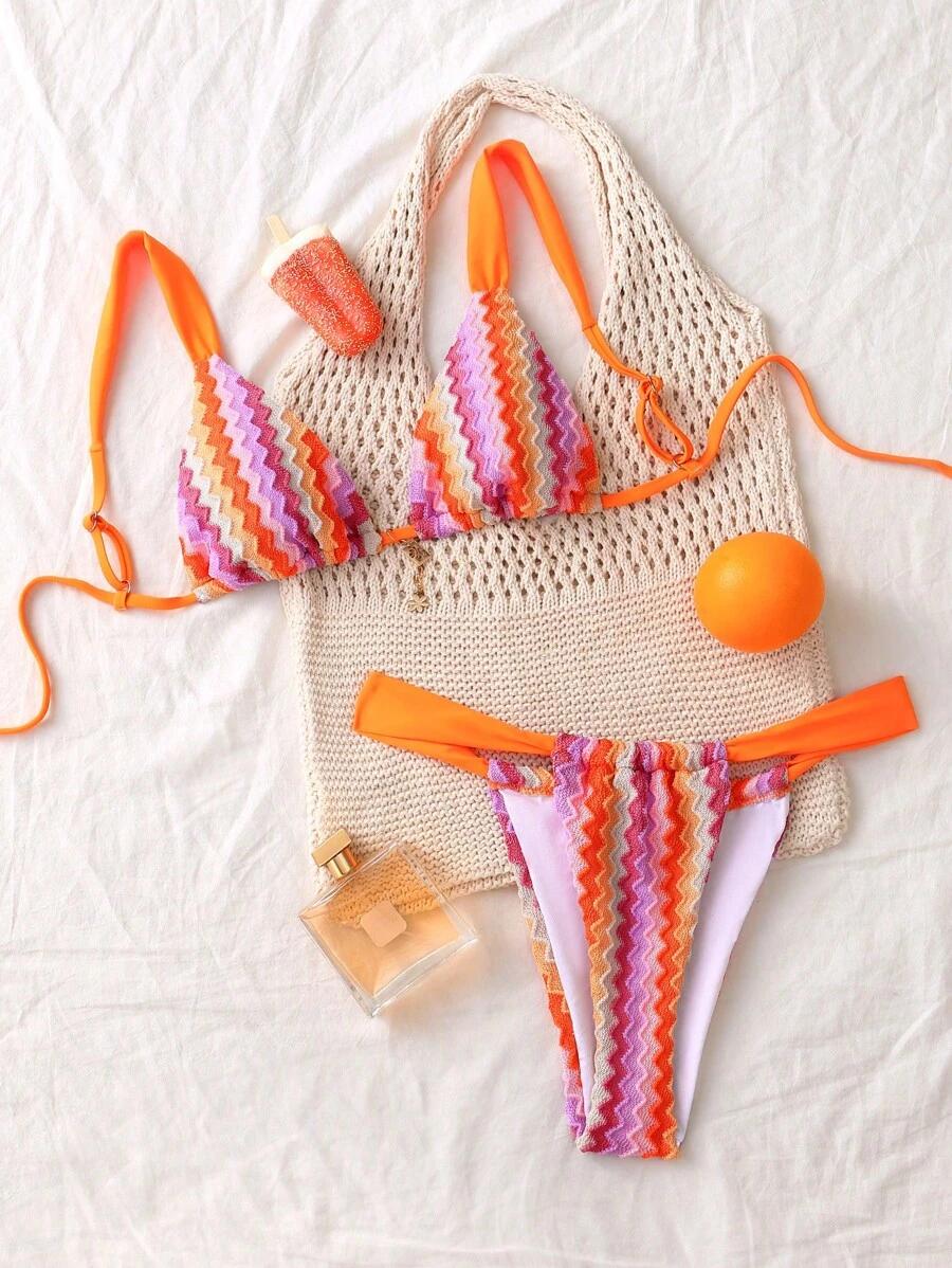 dwuczęściowy kostium kąpielowy bikini komplet