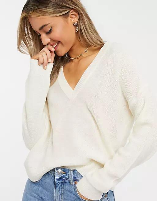 SWETER V-NECK CASUAL