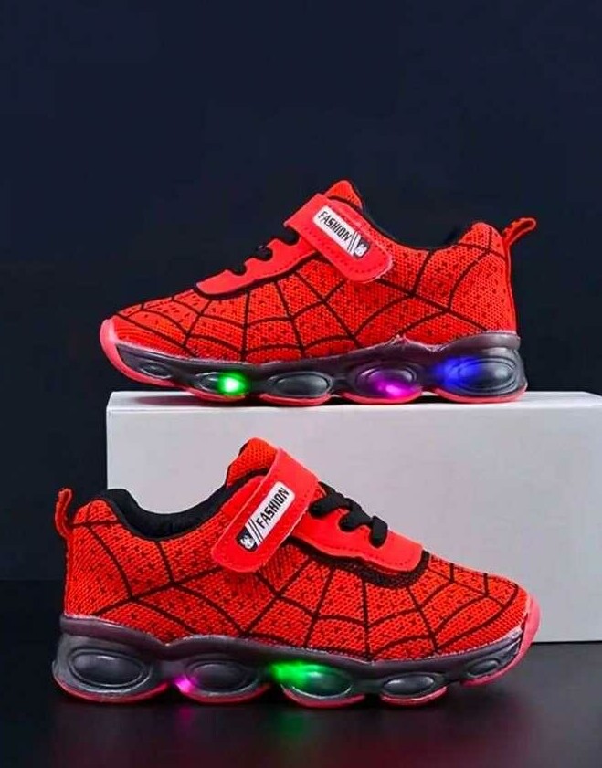 buty sportowe na rzepy led