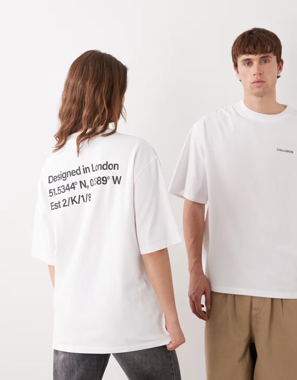 BIAŁY T-SHIRT KRÓTKI RĘKAW NADRUK