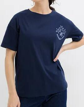 T-SHIRT DAMSKI BAWEŁNIANY Z NADRUKIEM 