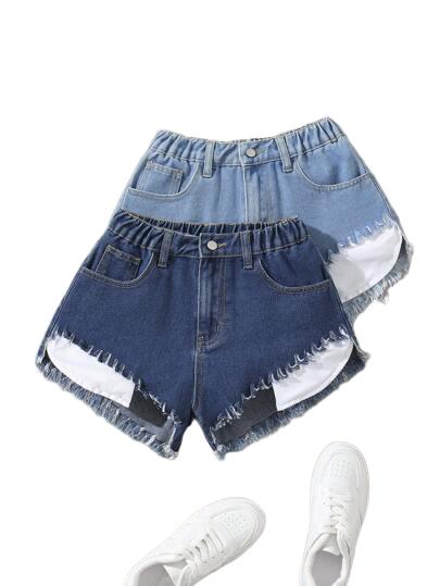 spodenki jeansowe 2 szt