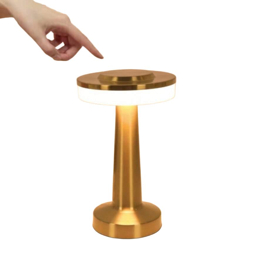 złota lampka led