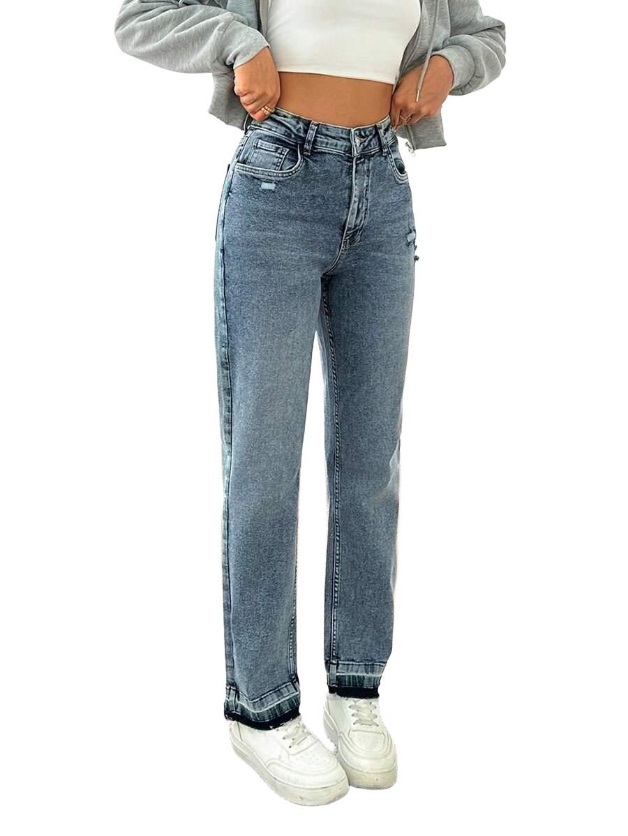 JEANSY DAMSKIE MOM JEANS WYSOKI STAN