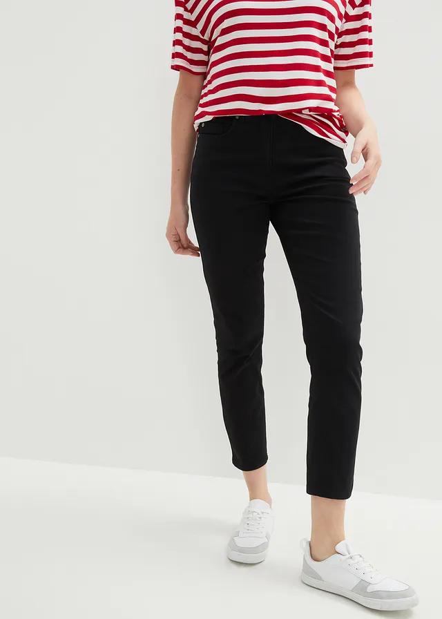 CZARNE SPODNIE JEANS 