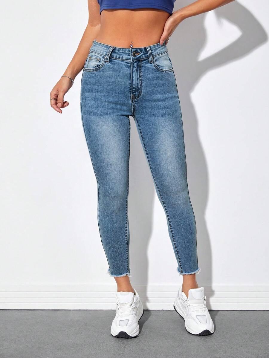 NIEBIESKIE SPODNIE JEANS