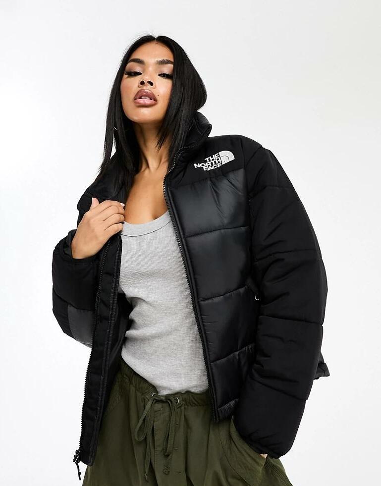 czarna kurtka puffer himalayan logo