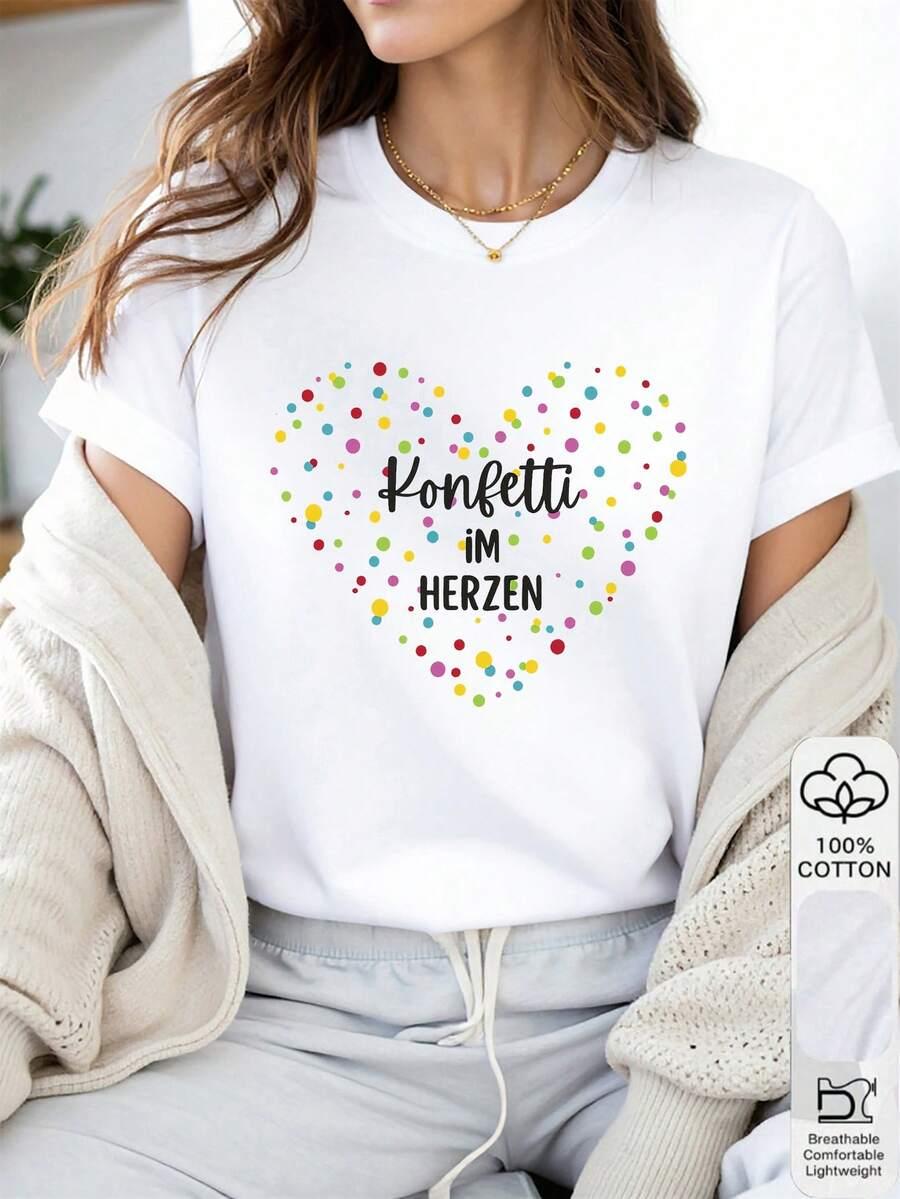 BIAŁY T-SHIRT PRINT