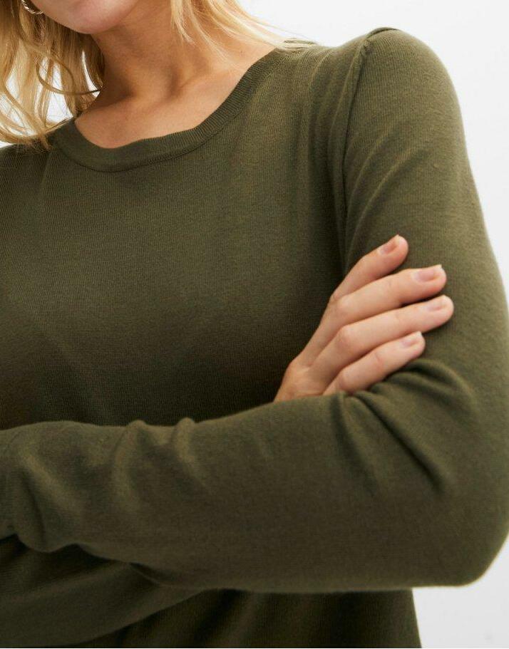 SWETER ZE WSTAWKĄ KOSZULOWĄ