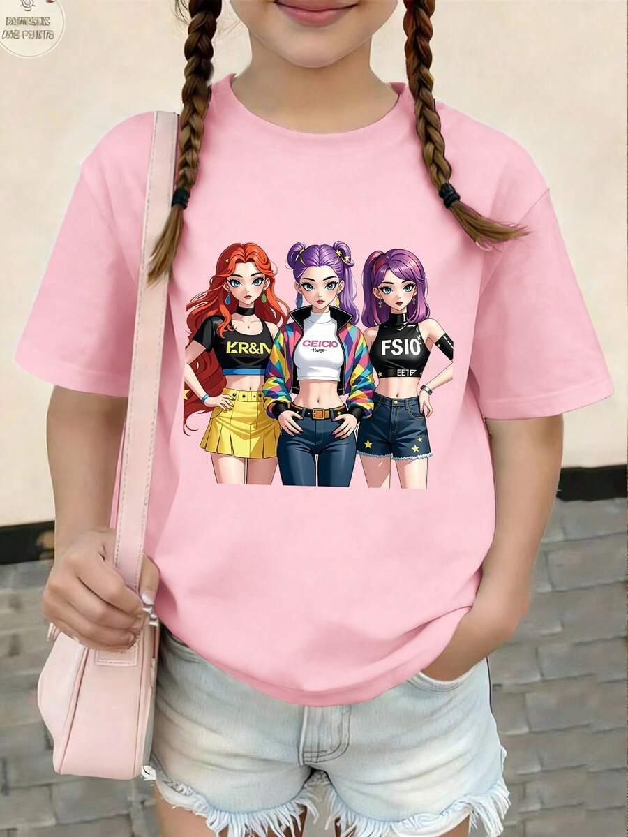 różowy t-shirt pr