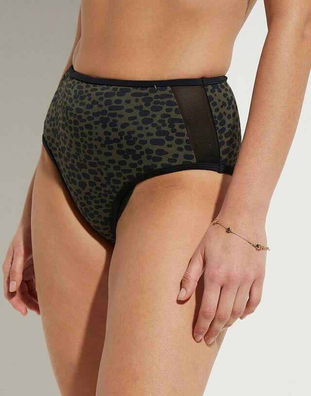 dół od bikini print 
