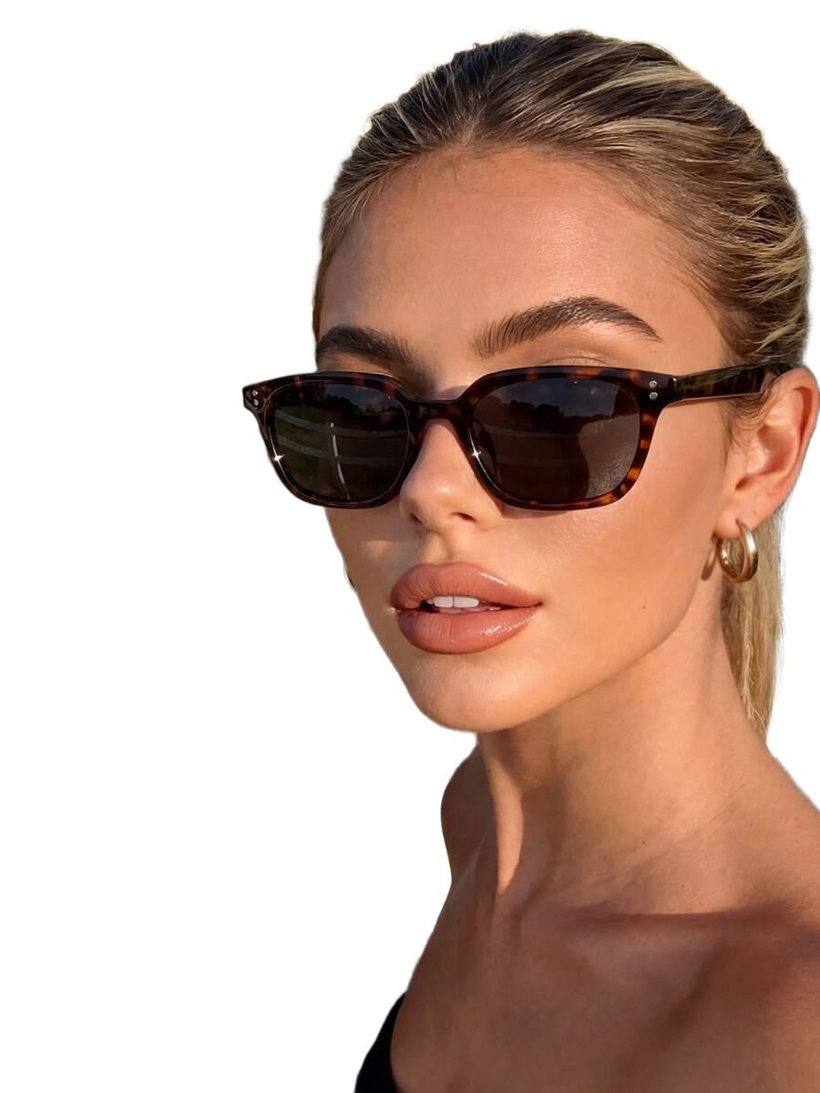 okulary przeciwsłoneczne leopard print