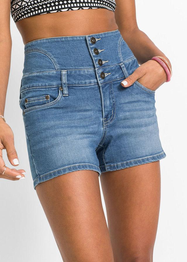 spodenki jeans guziki