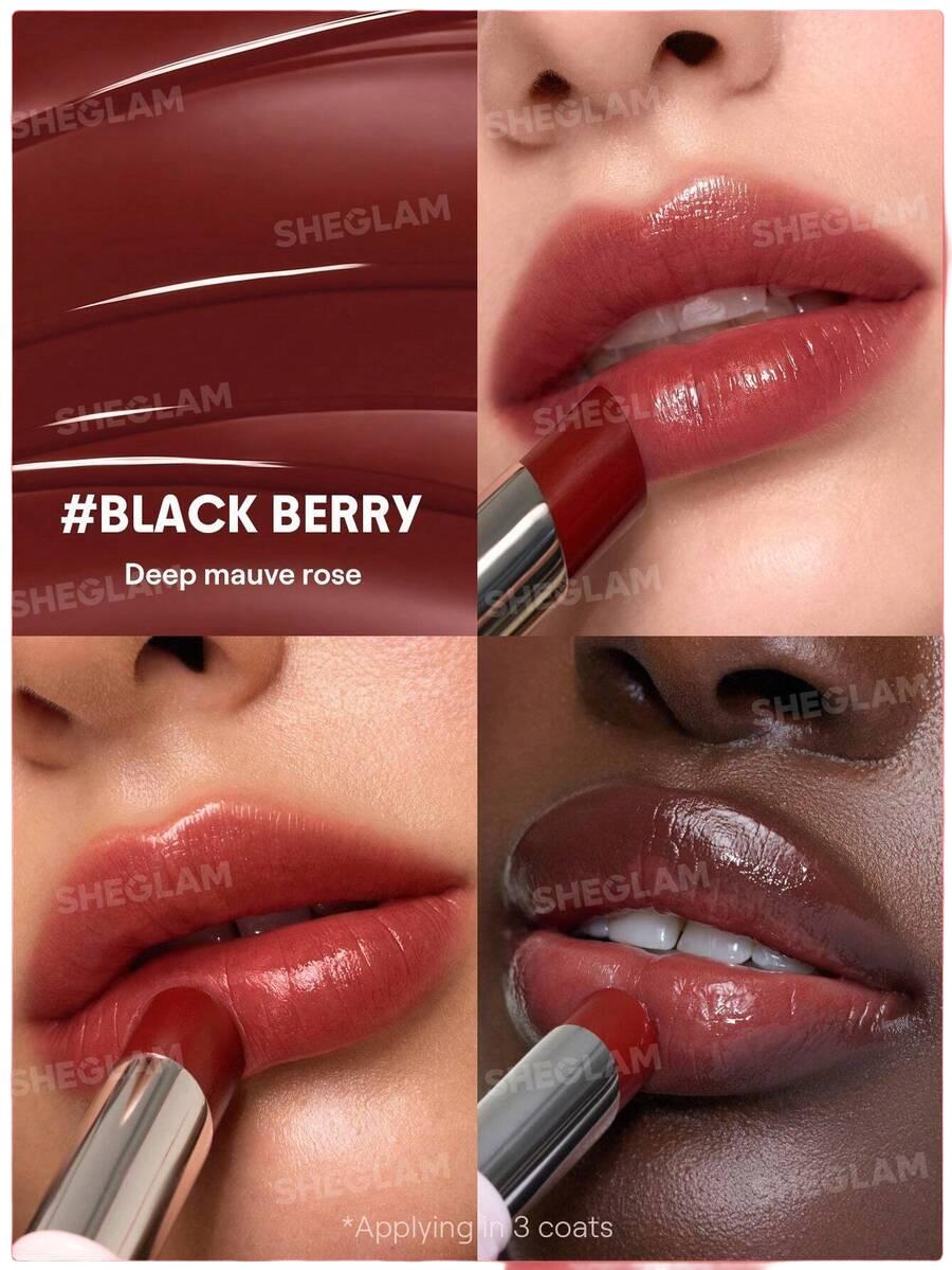 czerwona pomadka do ust black berry