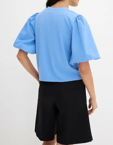 T-SHIRT DAMSKI Z OKRĄGŁYM DEKOLTEM