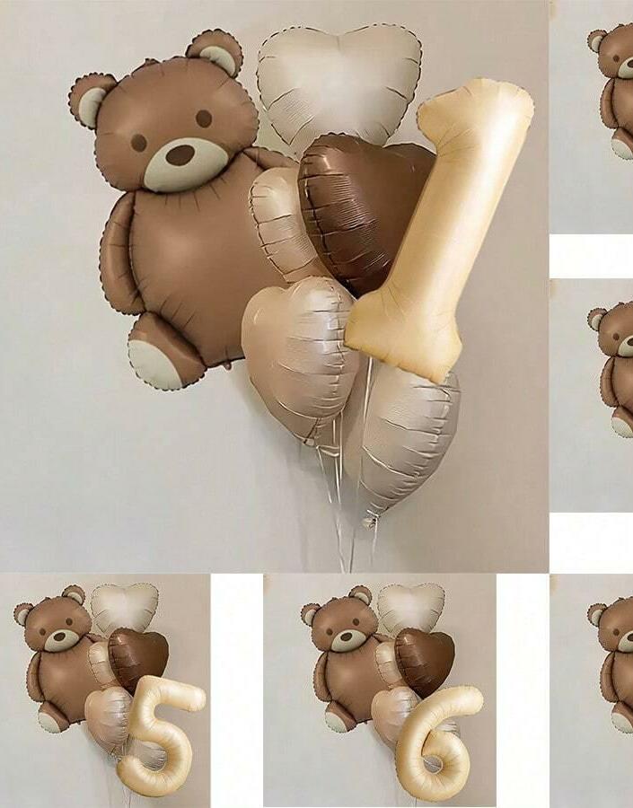 zestaw balonów z liczbą 1