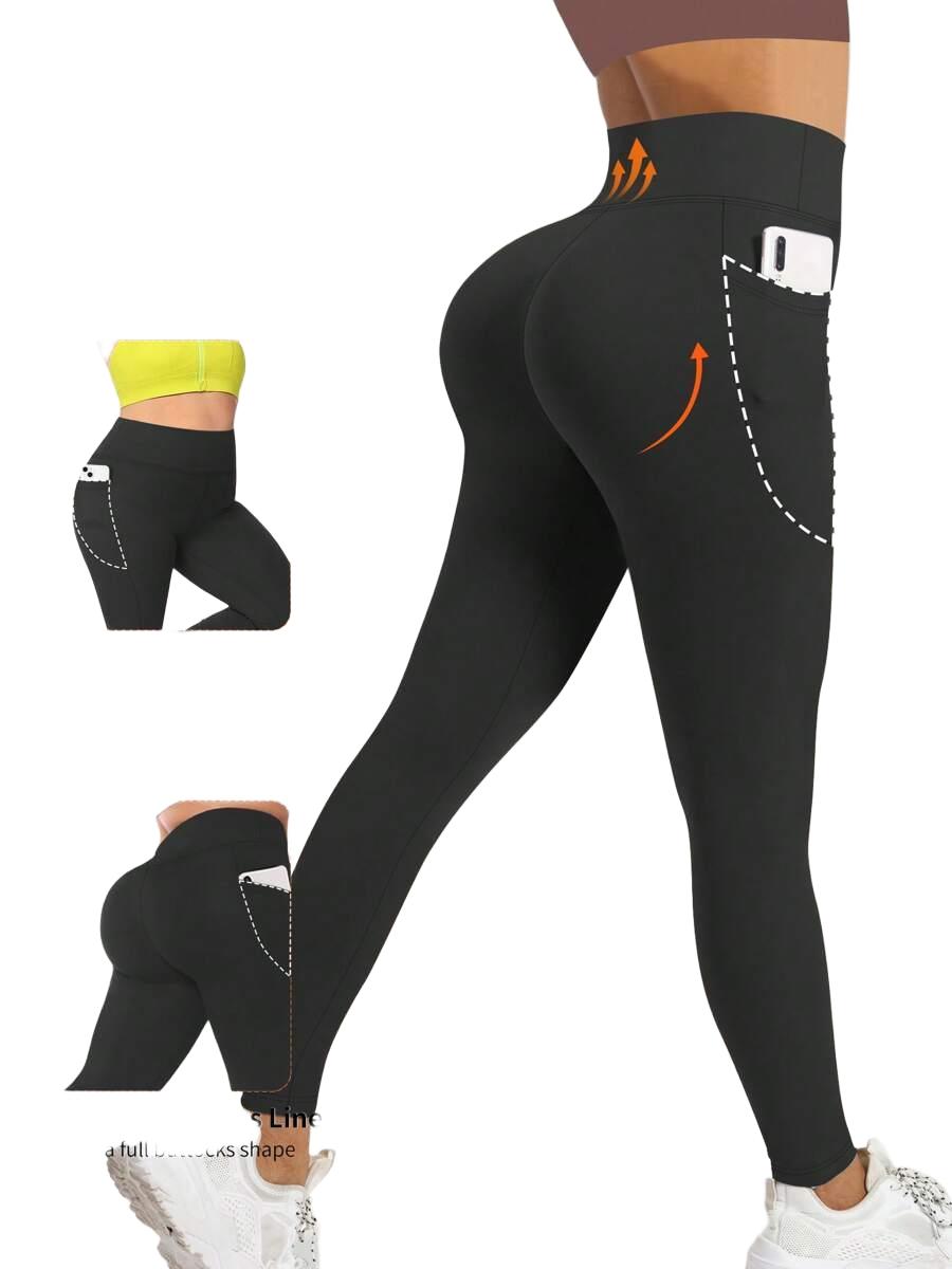CZARNE LEGGINSY WYSOKI STAN