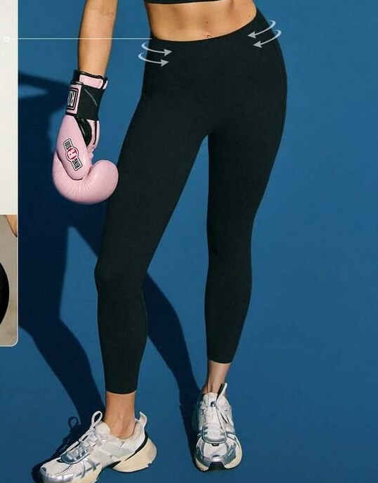CZARNE LEGGINSY WYSOKI STAN