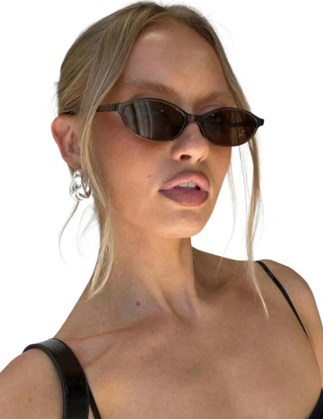 brązowe okulary przeciwsłoneczne 