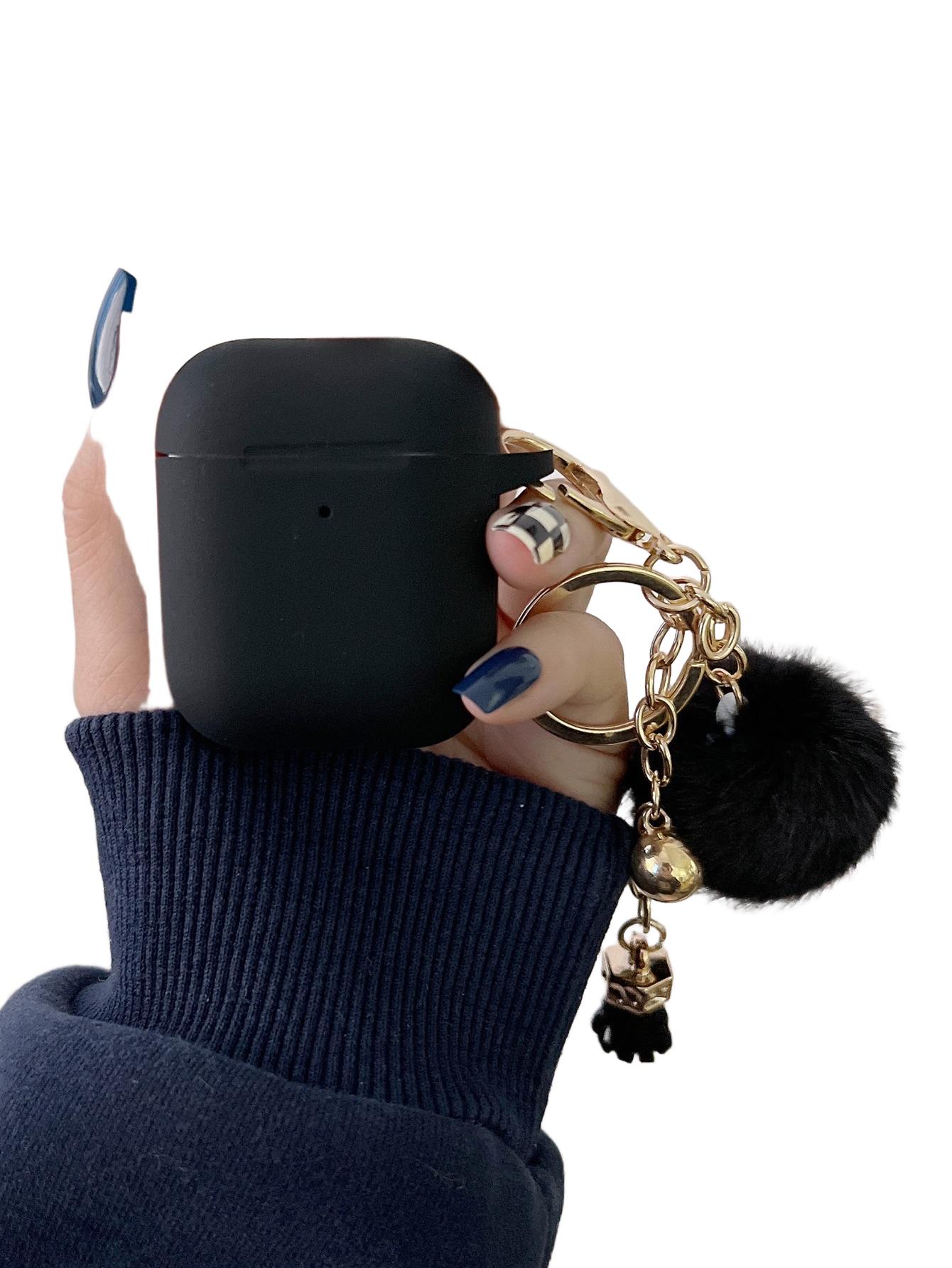 etui na słuchawki airpods 1/2 z brelokiem