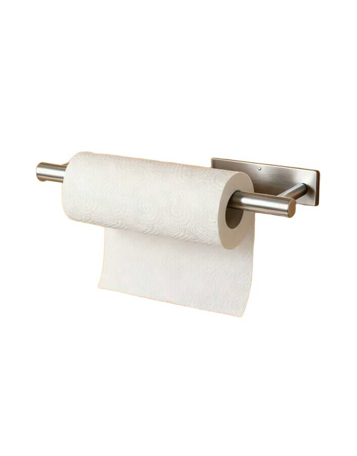 srebrny uchwyt na papier ręcznikowy 