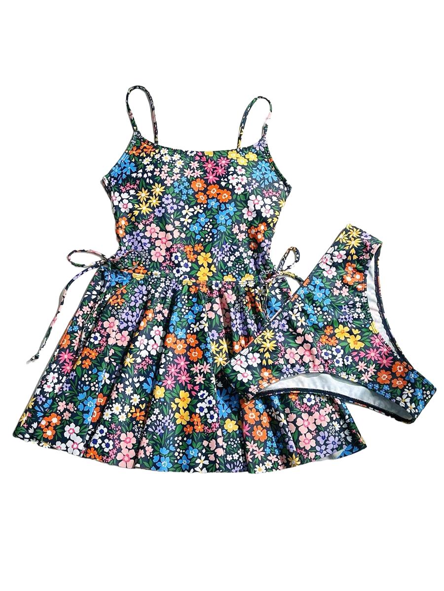 TANKINI DWUCZĘŚCIOWE DAMSKIE W KWIATY