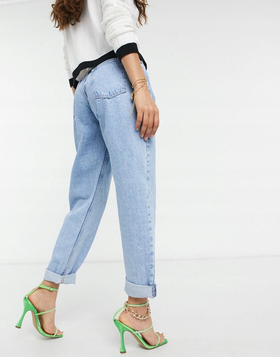 NIEBIESKIE SPODNIE JEANS