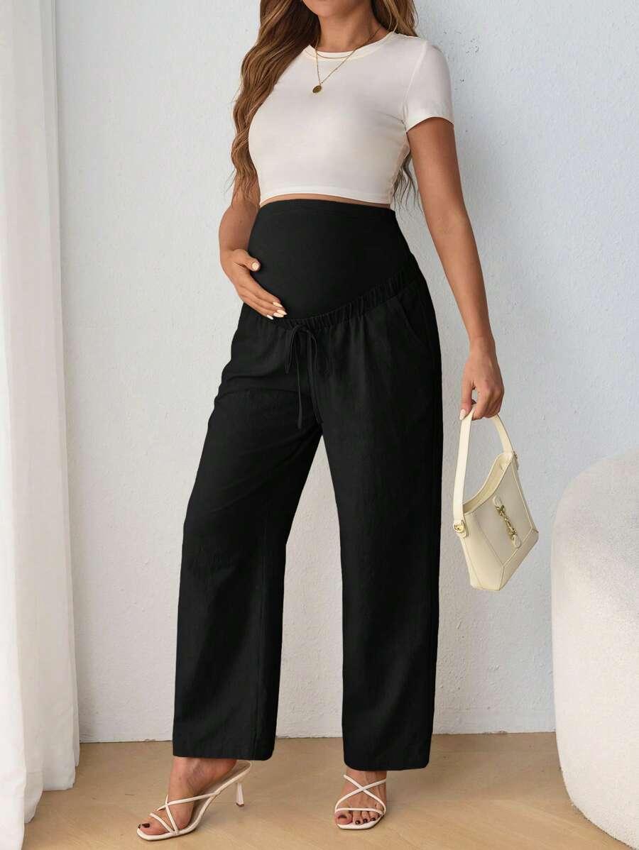 czarne spodnie casual