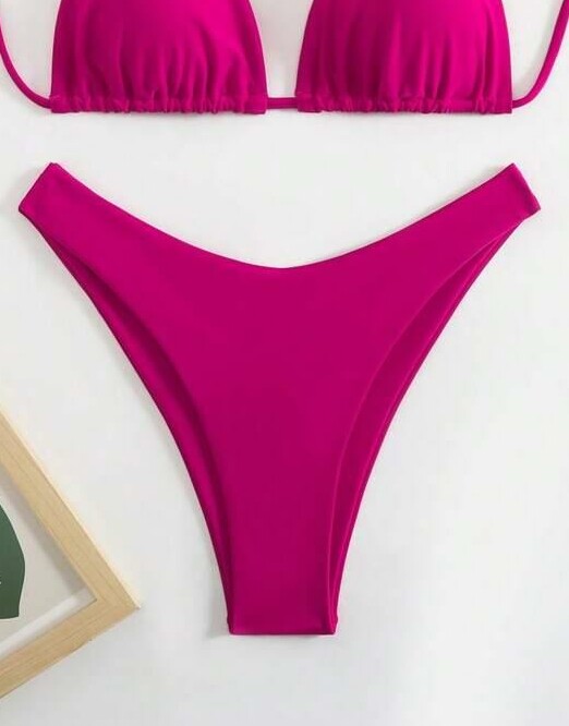różowy dół od bikini casual