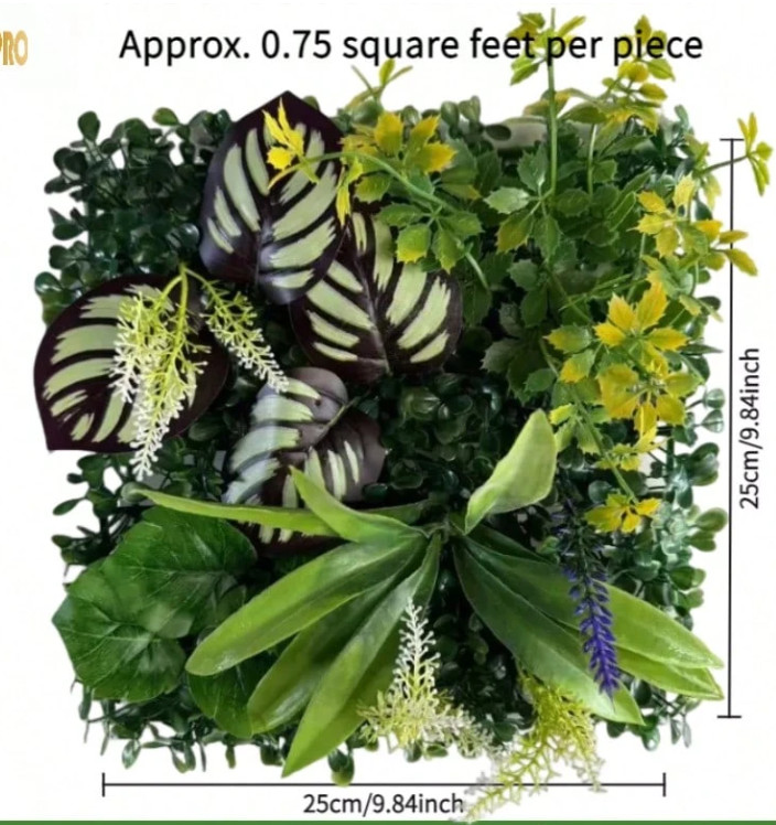 ozdobny panel sztuczne kwiaty 2-pack