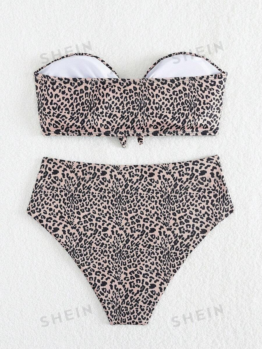 komplet bikini animal print 