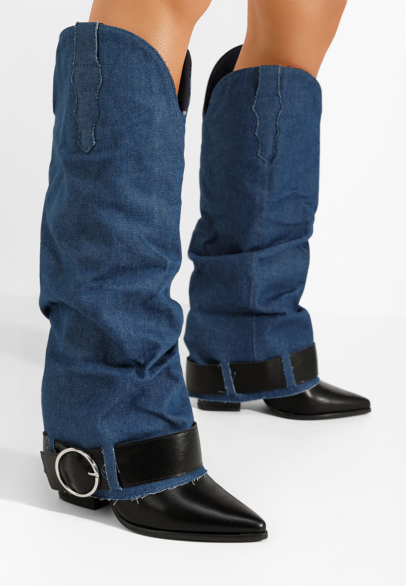 kozaki kowbojki jeans