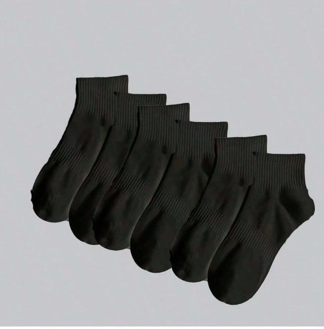 czarne skarpetki 15-pack