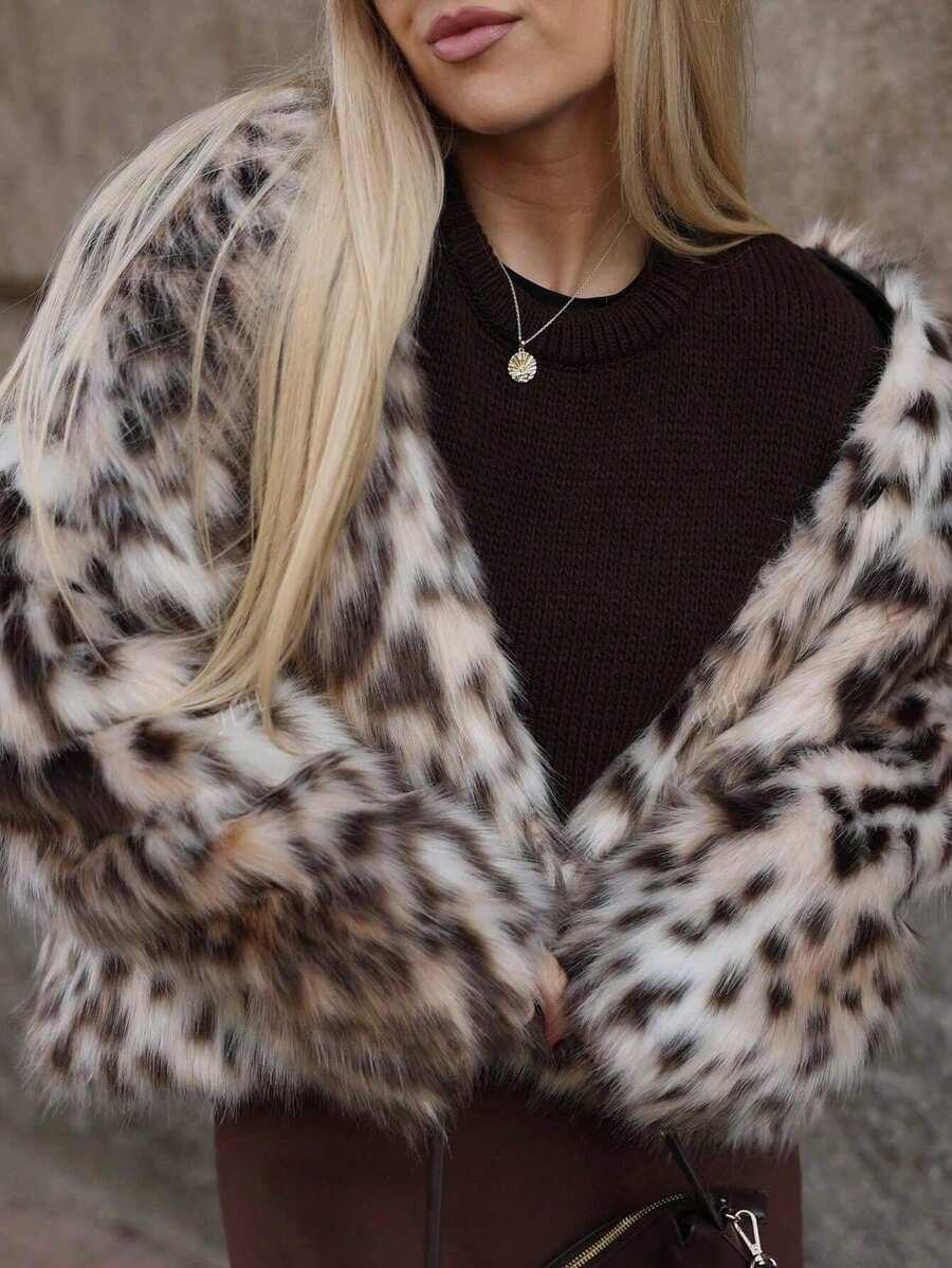 sztuczne futro animal print