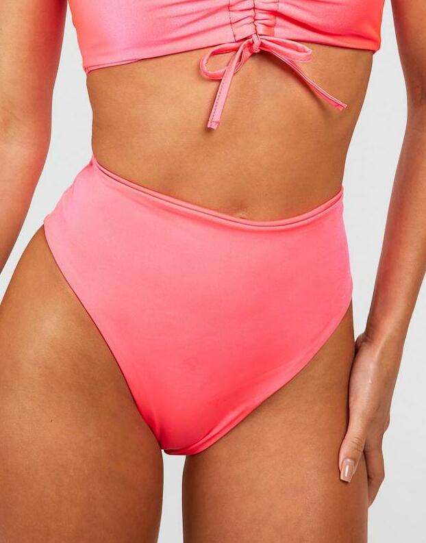 różowy neonowy dół od bikini