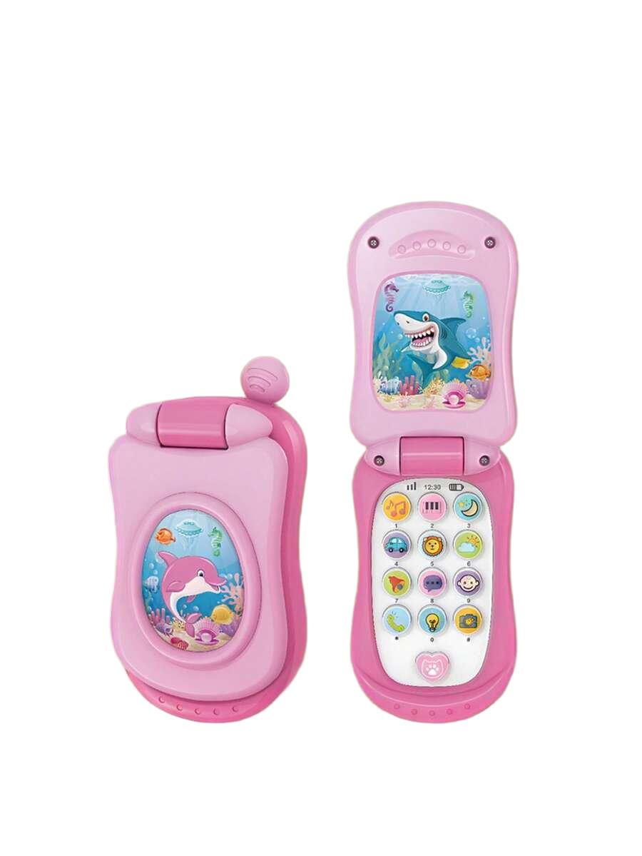 RÓŻOWY ZABAWKOWY TELEFON