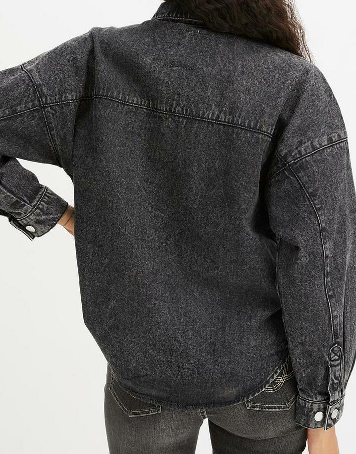 JEANSOWA KOSZULA OVERSIZE 