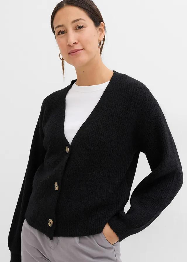 CZARNY SWETER GUZIKI