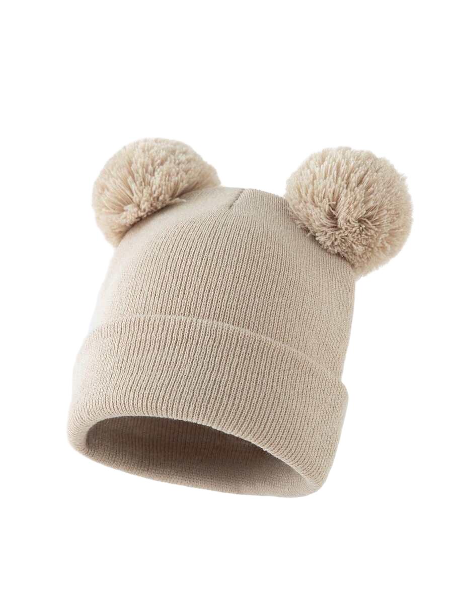 beżowa czapka beanie