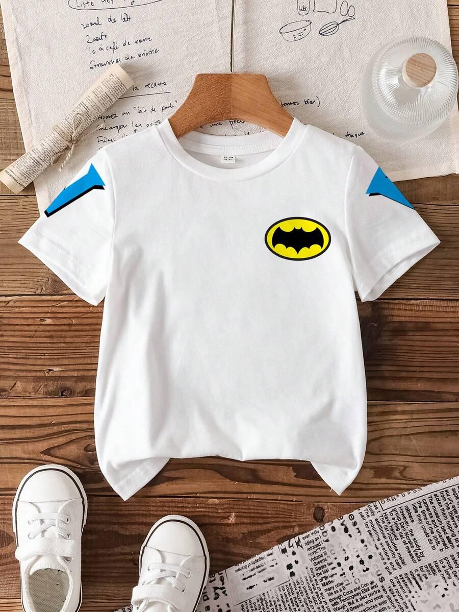 biały t-shirt print