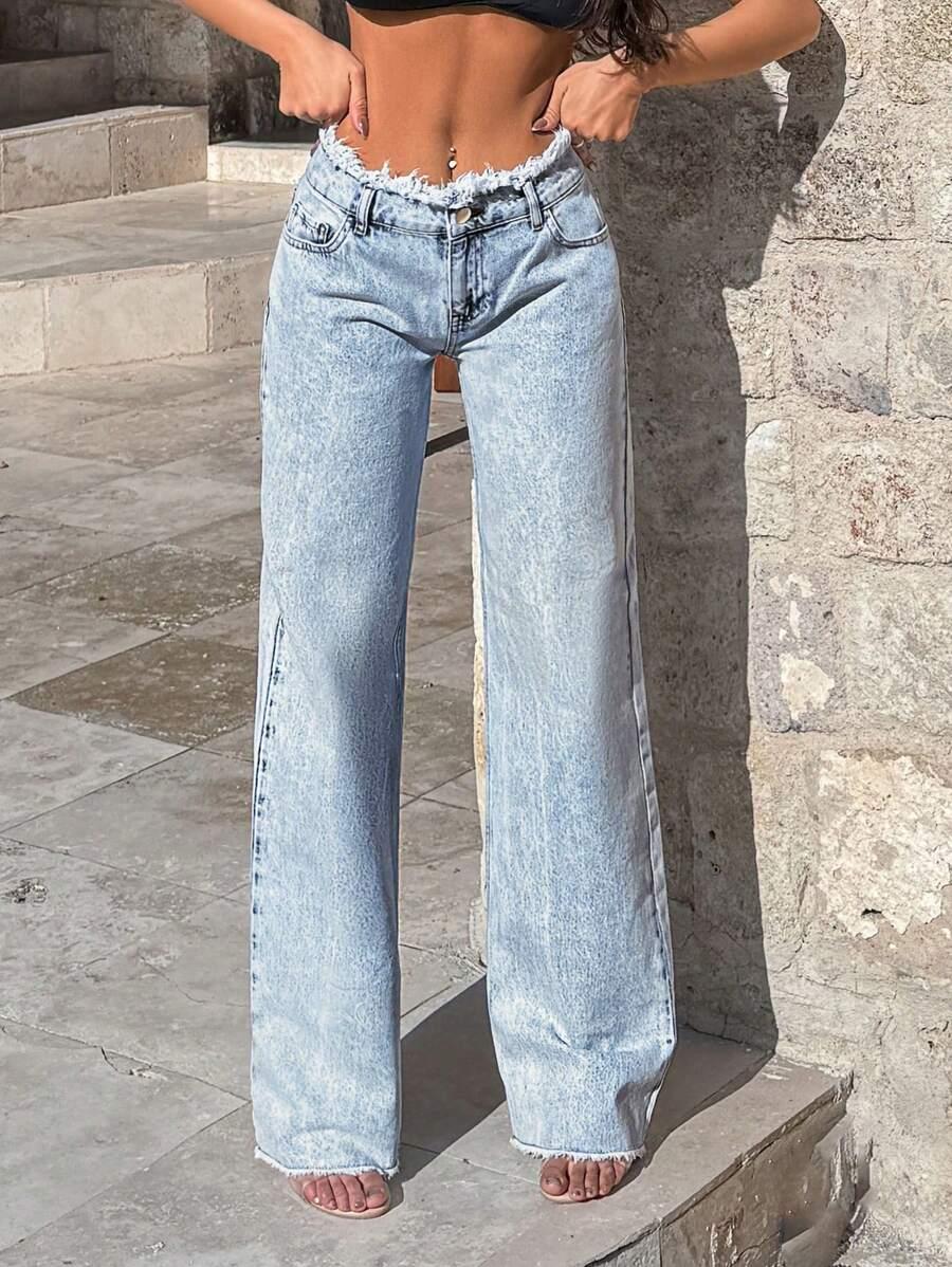 PROSTE SPODNIE JEANS 