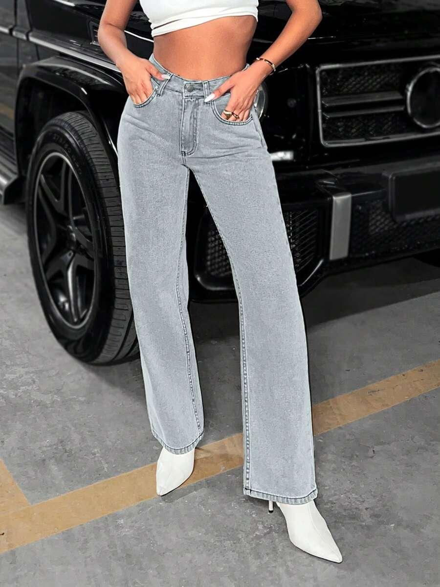 NIEBIESKIE SPODNIE JEANS