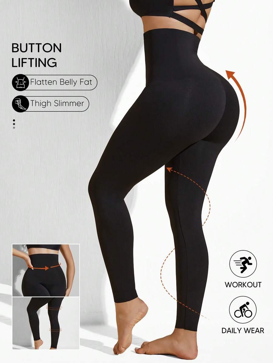 CZARNE LEGGINSY wysoki stan