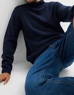 SWETER MĘSKI PLUS SIZE GOLF WKŁADANY