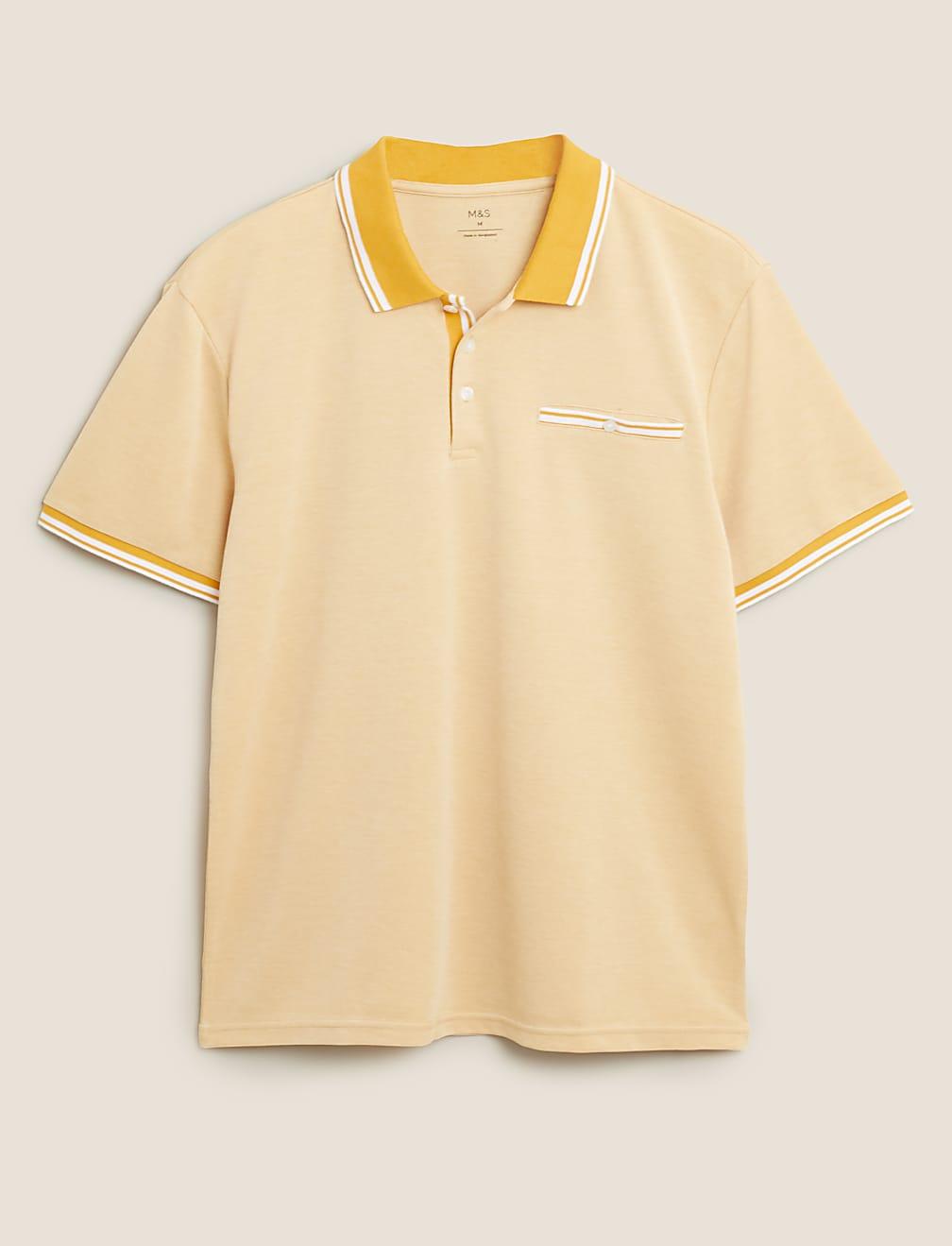 klasyczna koszulka polo T28-3276M-EB